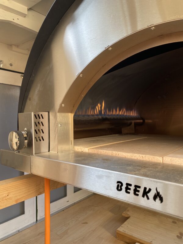 Brandweer pizza trailer uit 1955 Pizza oven met BEEK Grande MULTIFUEL - Afbeelding 6
